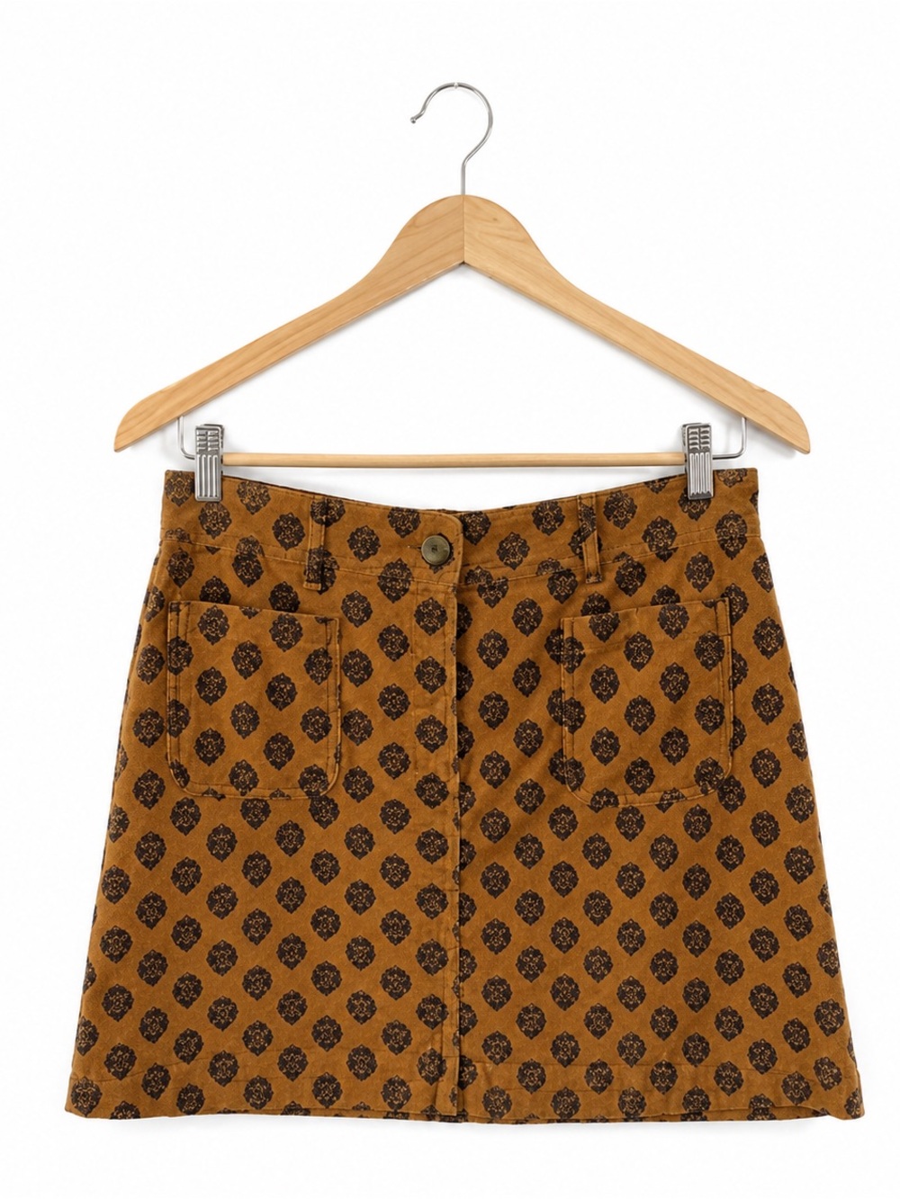 Boden Estella Fern Corduroy Mini Skirt Size 10 NWT Preppy Fall Cottagecore Chic